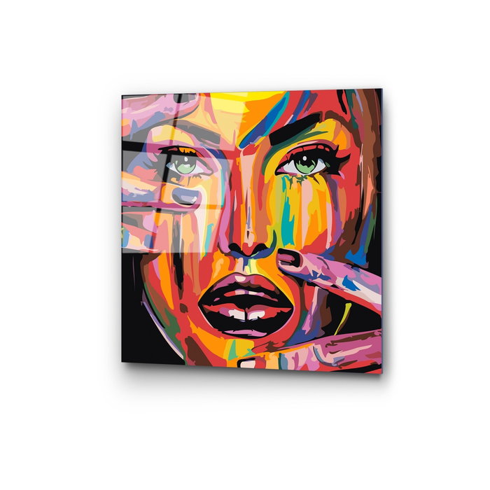 Wallity UV-846 Pintura Decorativa de Vidrio Templado Multicolor 50 x 50 cm